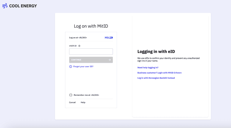 Danish MitID sample