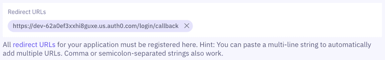 Auth0 Callback URL